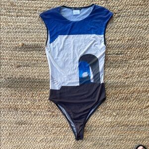 Zara Multicolor Graphic Bodysuit